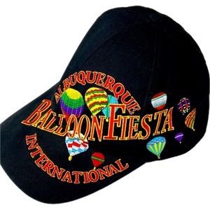 NWOT Albuquerque Balloon Fiesta International colorful Blaze a Trail ball cap